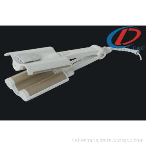 White Triple Curlers for Hair, Ease to Use, Luxury beauty hair gift